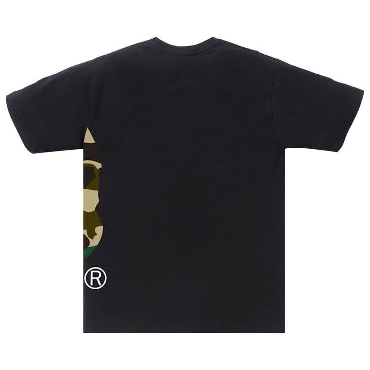 BAPE 1st Camo Side Big Ape Head T-Shirt Black/Yellow
