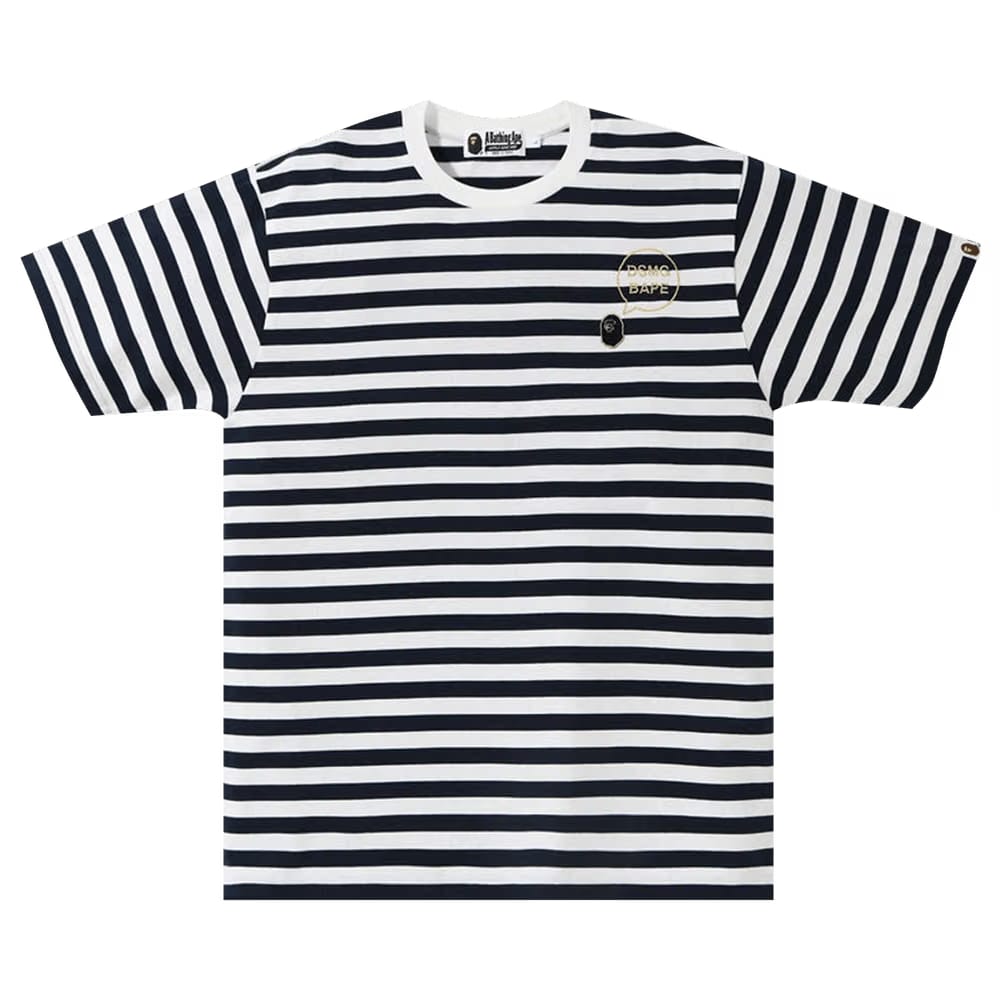 BAPE x DSM Ginza Hoop T-Shirt Navy