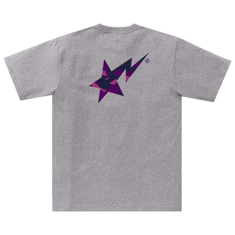 BAPE Color Camo Bape Sta Logo T-Shirt Grey