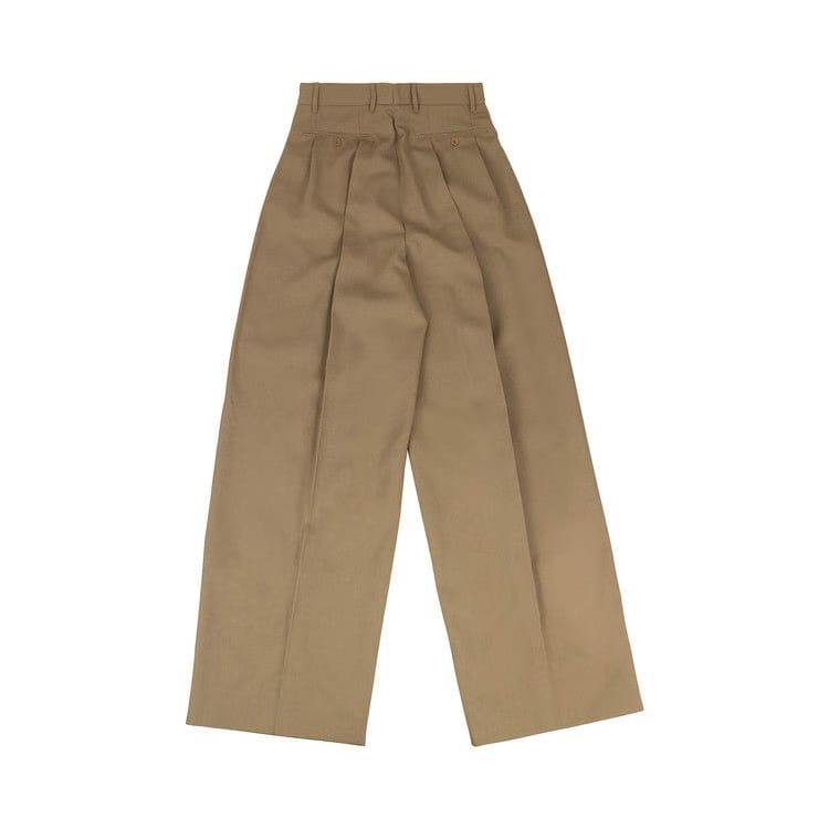 Gucci Wide Leg Pants Beige