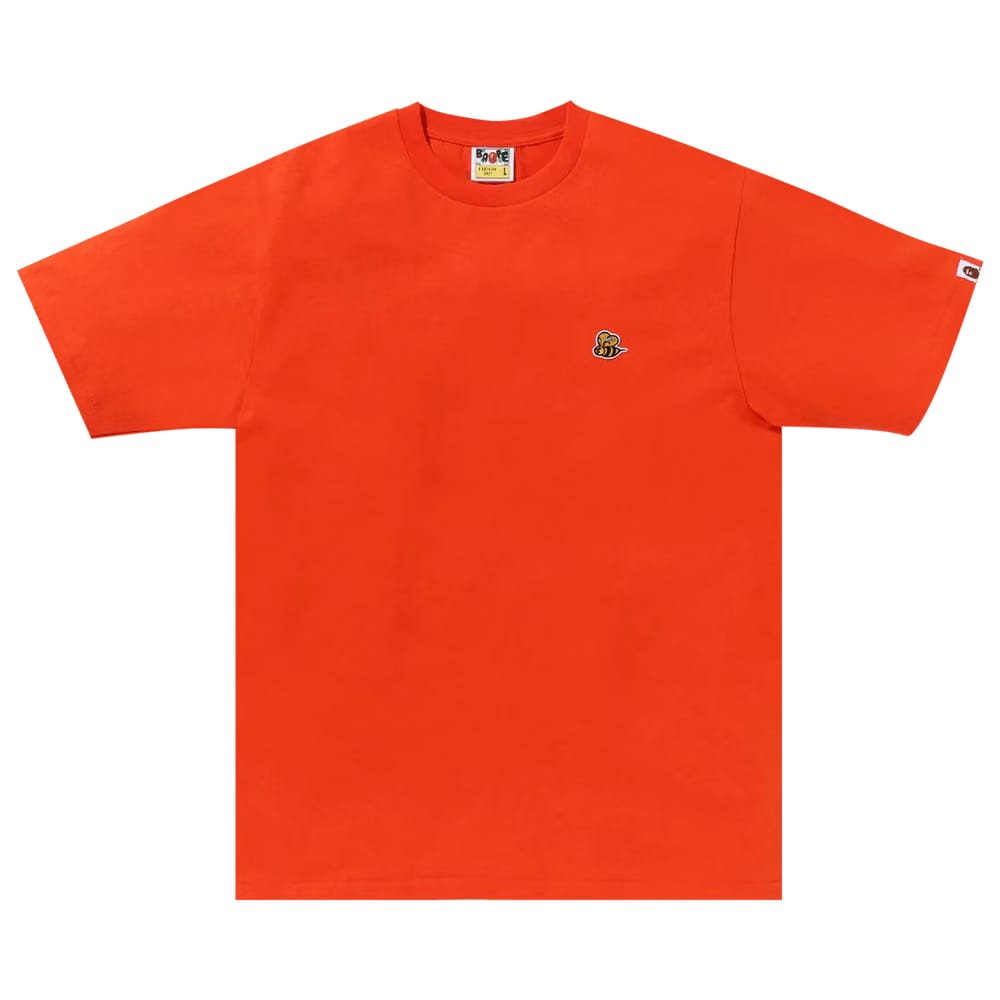 BAPE Bee One Point T-Shirt Orange