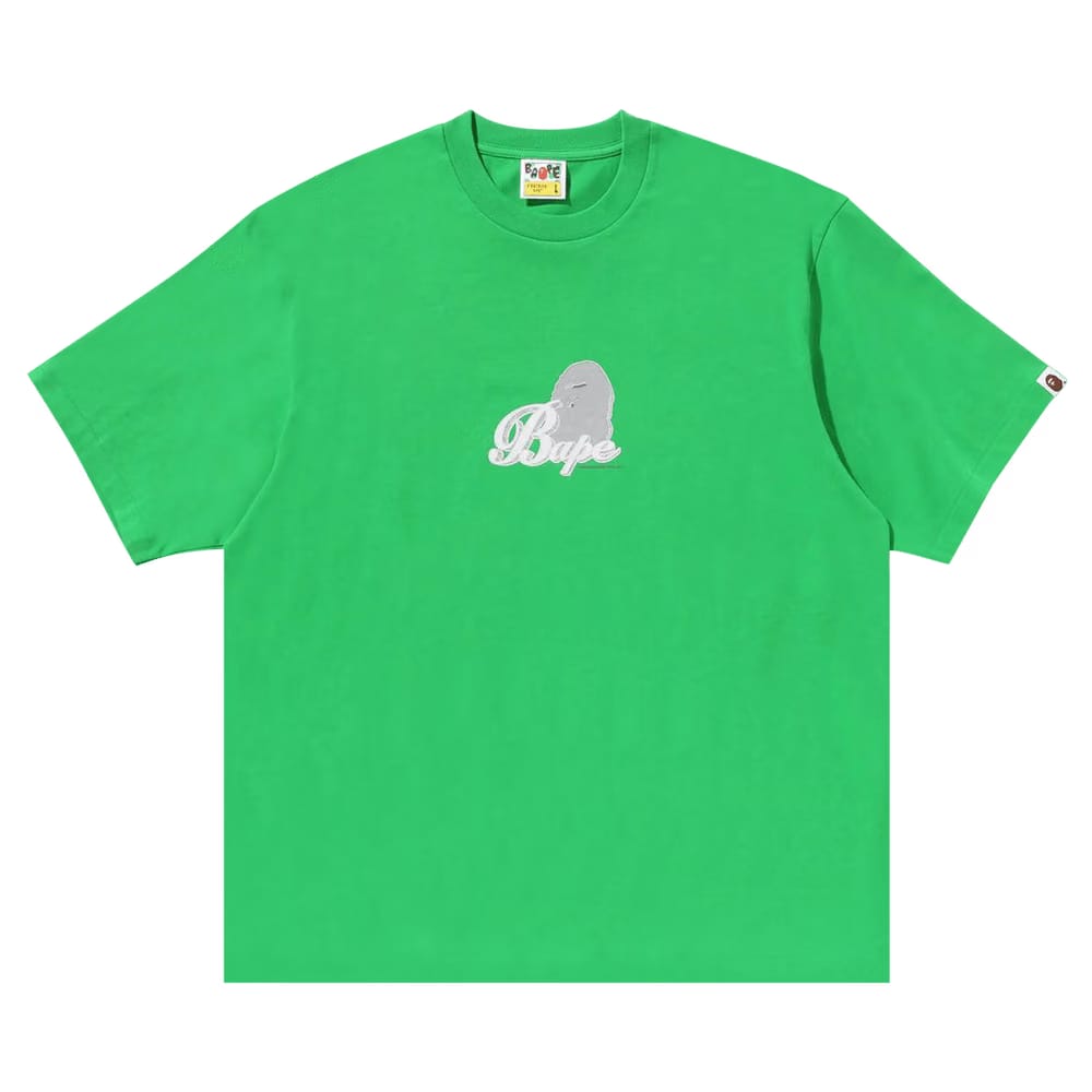 BAPE 3D Art Ape Head T-Shirt Green