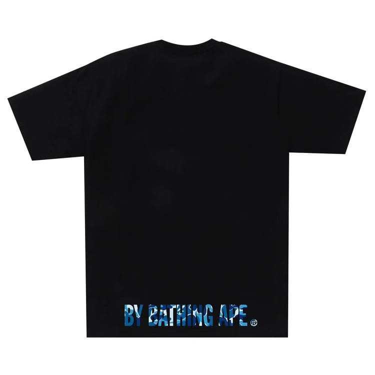 BAPE ABC Camo Ape Face T-Shirt Black/Blue