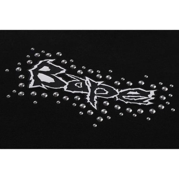BAPE Studs Logo Relaxed Fit T-Shirt Black