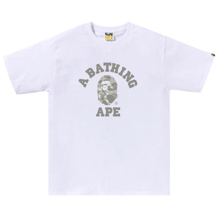 BAPE City Camo College T-Shirt White/Grey
