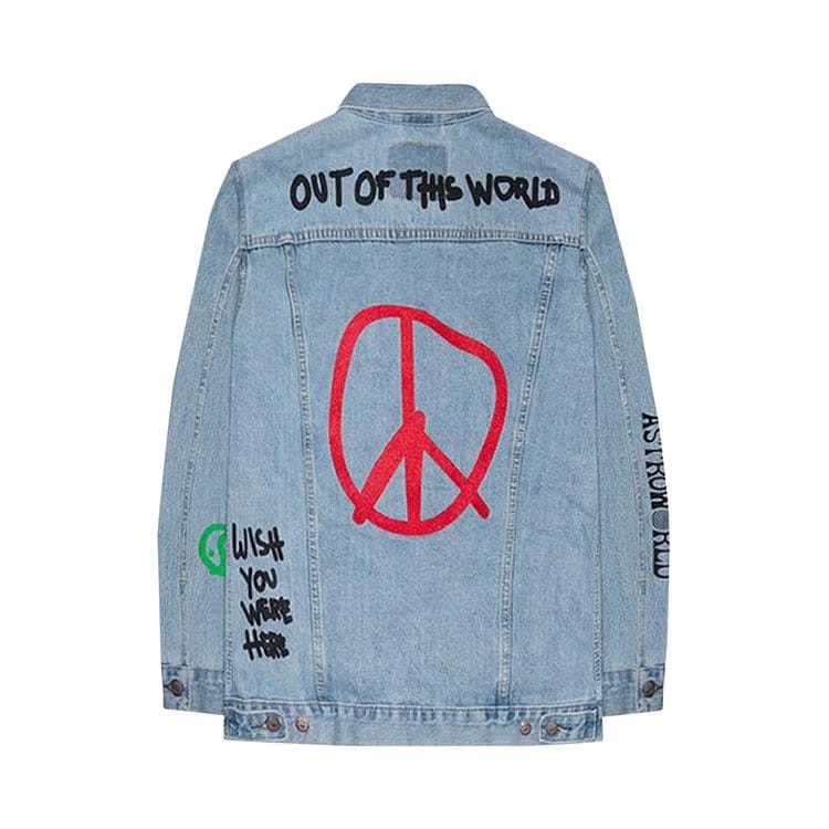 Cactus Jack by Travis Scott Astroworld x Levi's Denim Jacket Blue