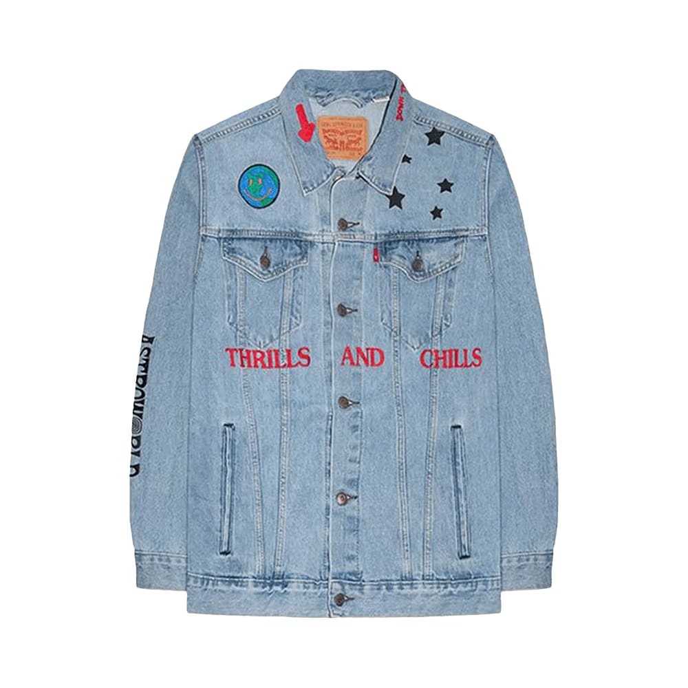 Cactus Jack by Travis Scott Astroworld x Levi's Denim Jacket Blue