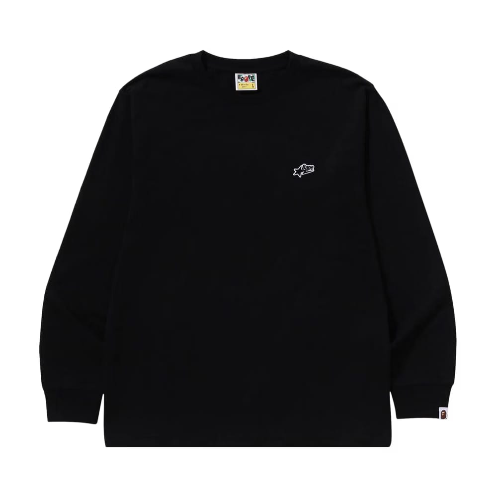 BAPE Sta One Point Long-Sleeve T-Shirt Black
