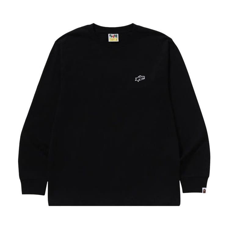 BAPE Sta One Point Long-Sleeve T-Shirt Black
