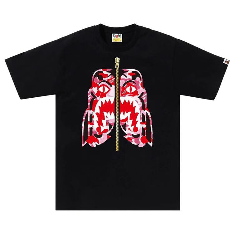 BAPE ABC Camo Tiger T-Shirt Black/Pink
