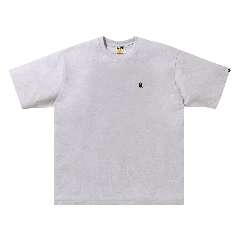 BAPE Ape Head One Point T-Shirt Grey