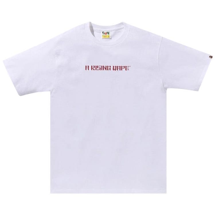 BAPE A Rising Bape Dragon T-Shirt White