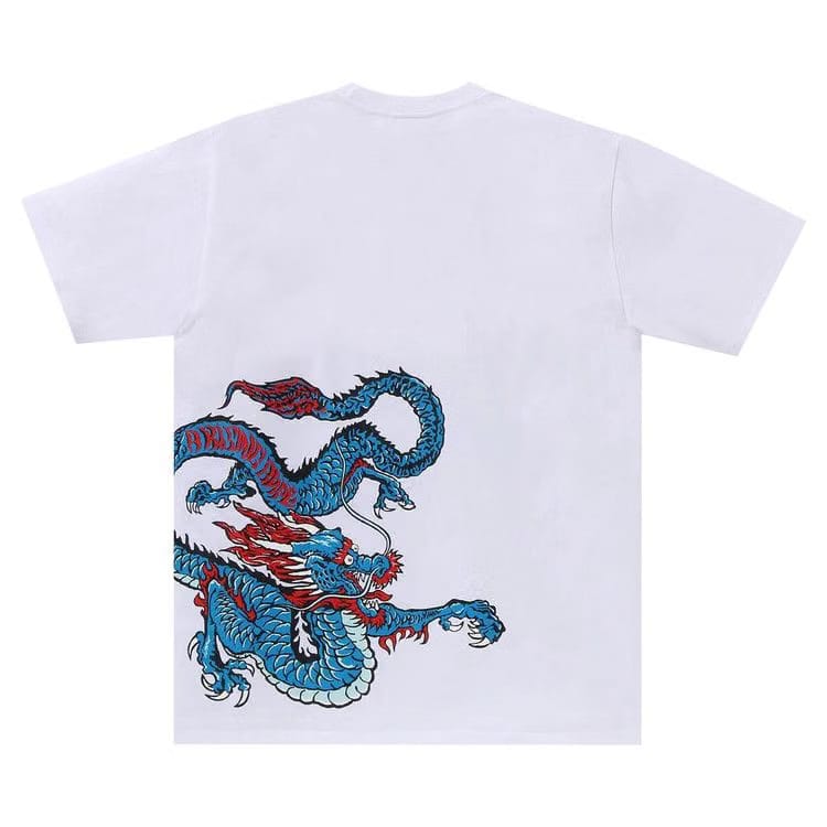 BAPE Tiger And Dragon T-Shirt White