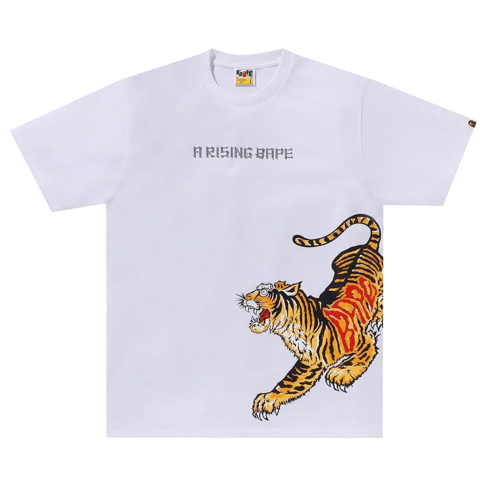 BAPE Tiger And Dragon T-Shirt White