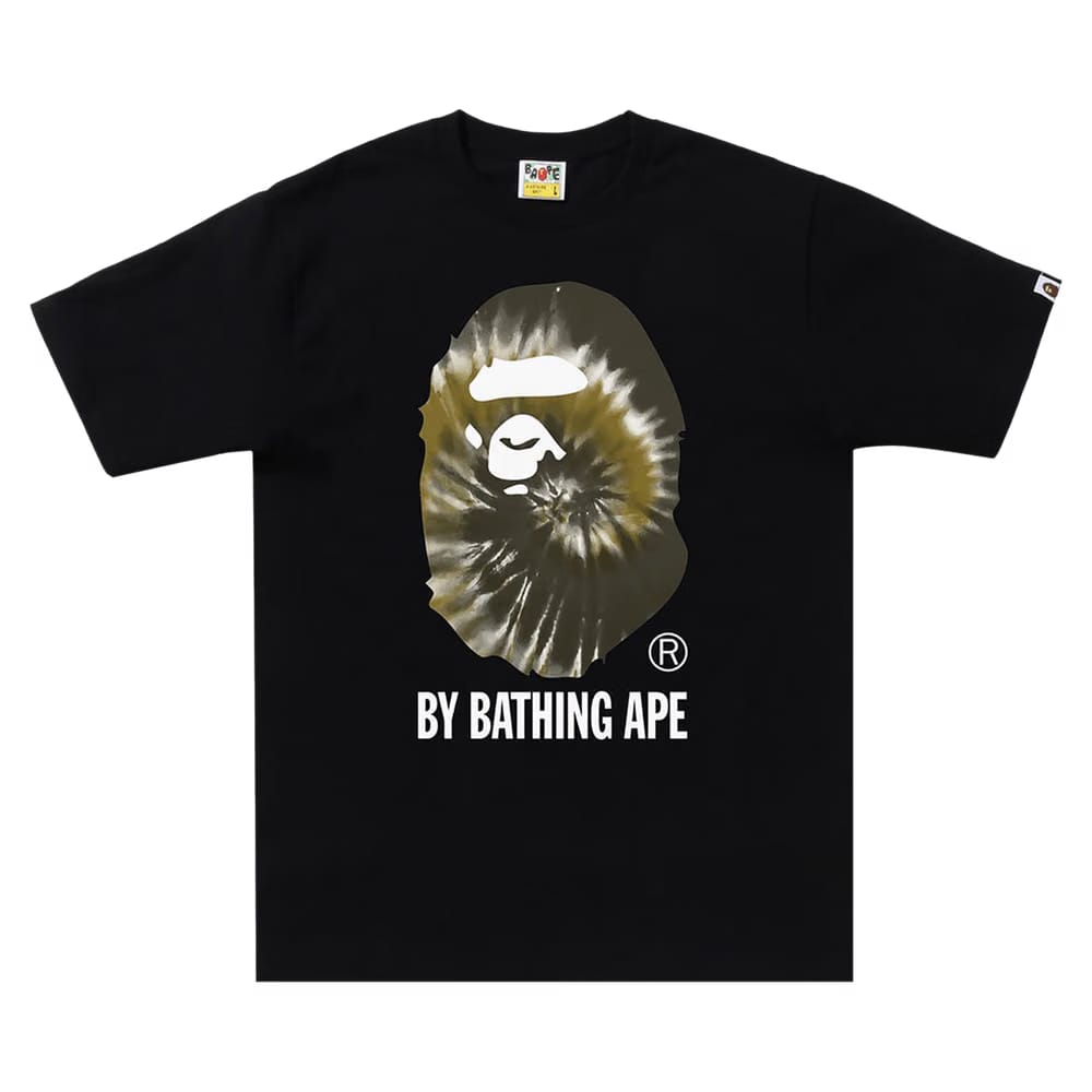BAPE Tie Dye By Bathing Ape T-Shirt Black