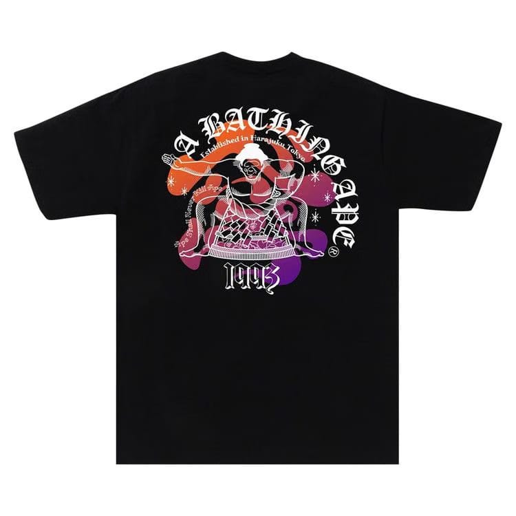 BAPE Japan Culture Sumo T-Shirt Black