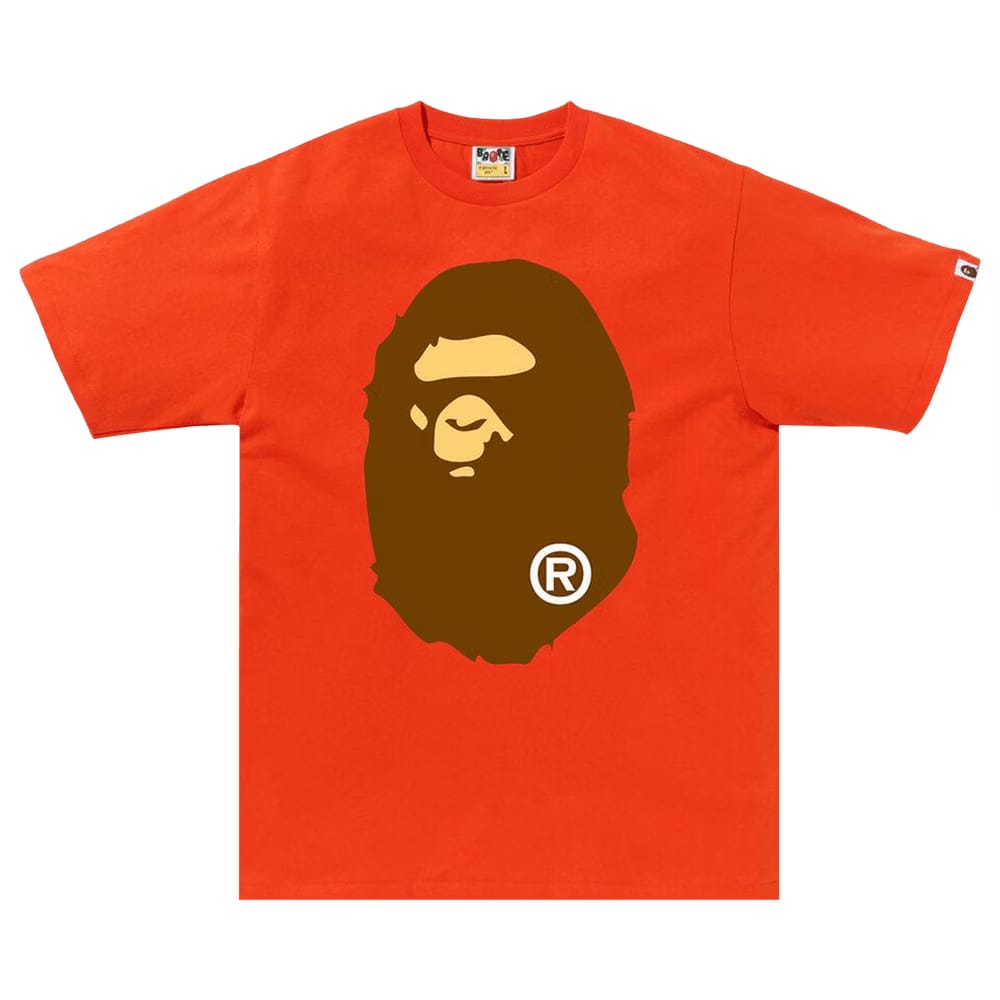 BAPE Big Ape Head T-Shirt Orange