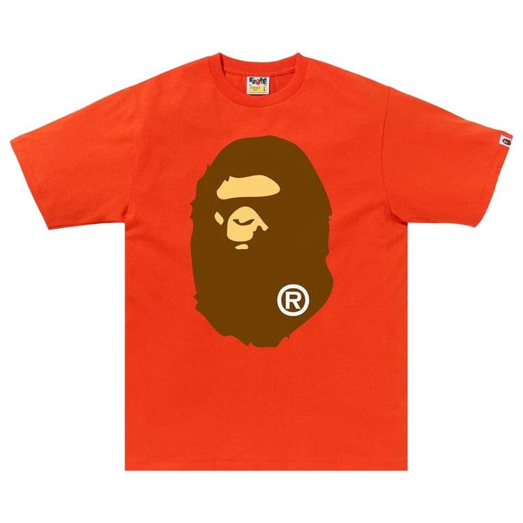 BAPE Big Ape Head T-Shirt Orange