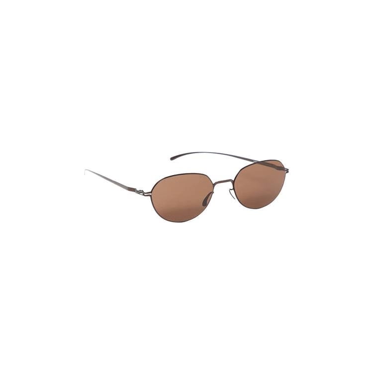 Mykita Round Sunglasses Dark Caramel/Brown