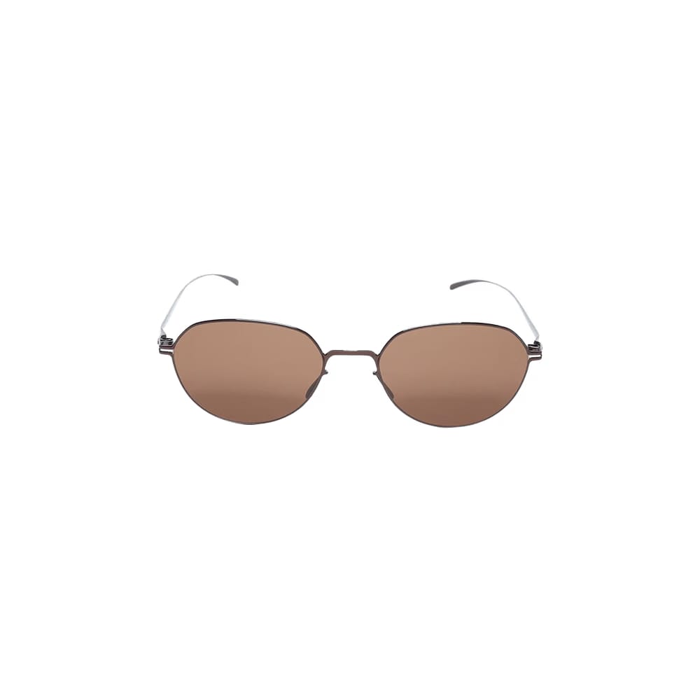 Mykita Round Sunglasses Dark Caramel/Brown