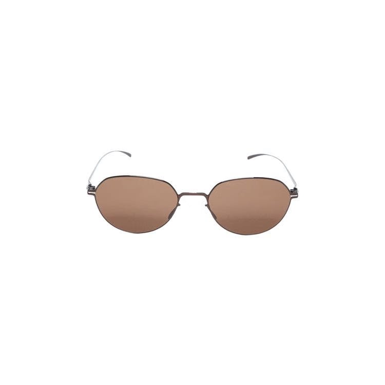 Mykita Round Sunglasses Dark Caramel/Brown