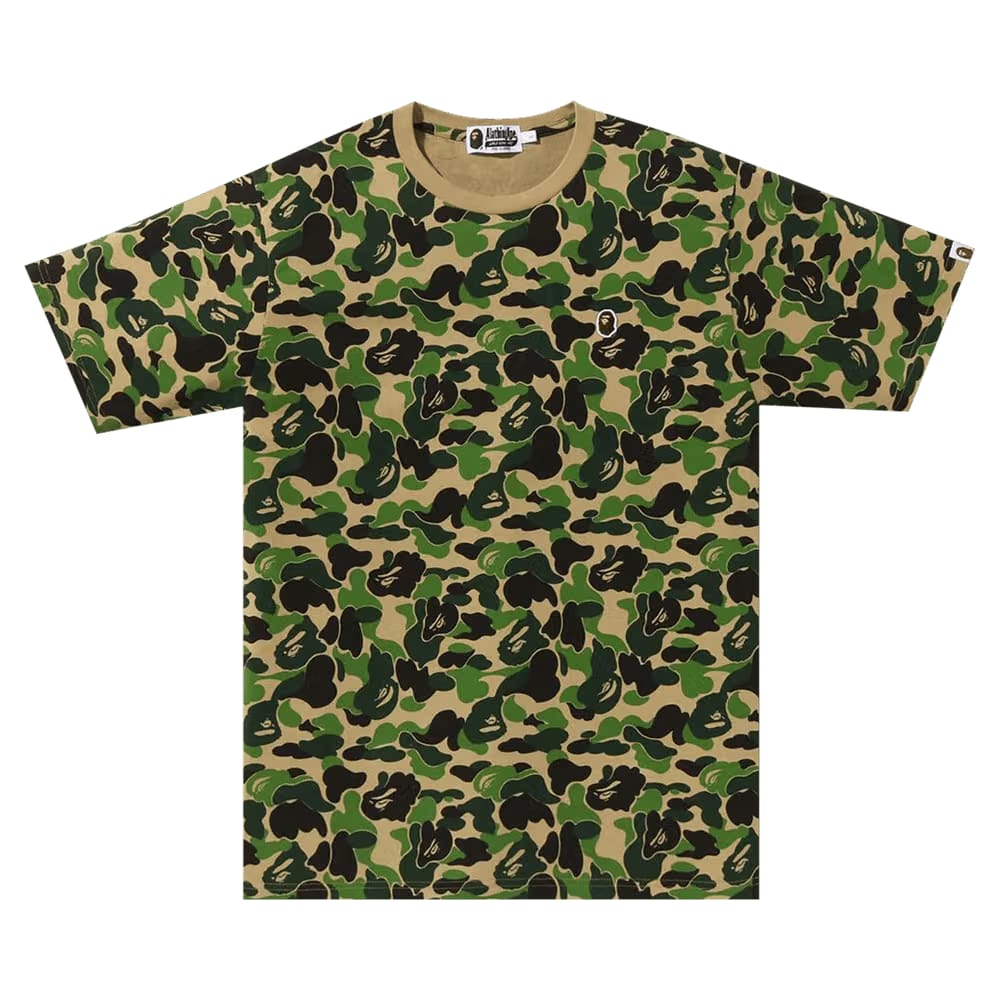 BAPE ABC Camo Ape Head One Point T-Shirt Green