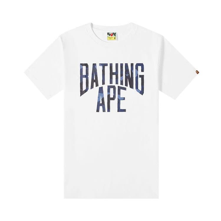 BAPE Color Camo A NYC Logo T-Shirt White/Navy