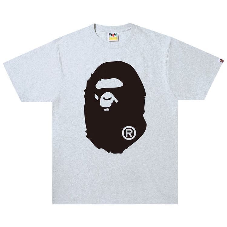 BAPE Bicolor Big Ape Head T-Shirt Grey