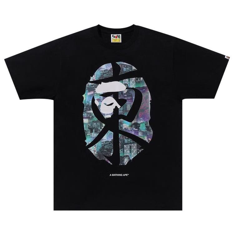 BAPE Neon Tokyo T-Shirt Black