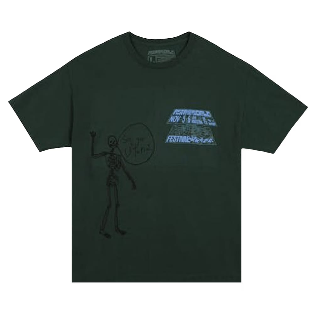 Cactus Jack by Travis Scott Open Your Eyes T-Shirt Green
