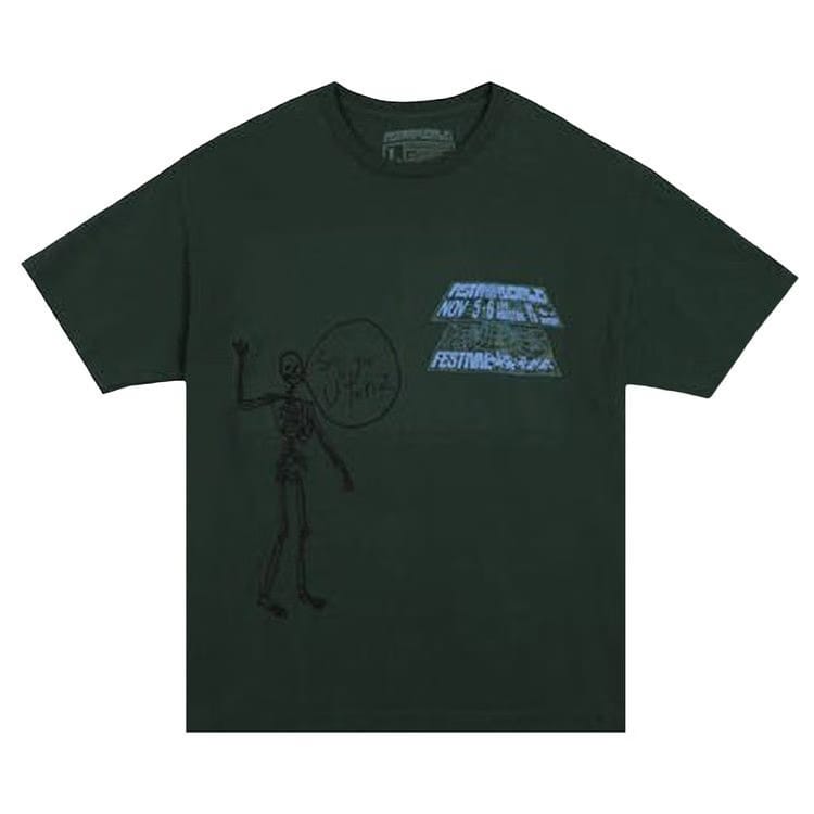 Cactus Jack by Travis Scott Open Your Eyes T-Shirt Green