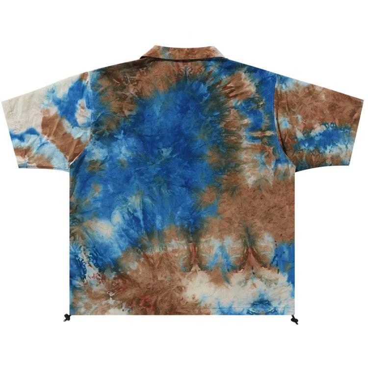 BAPE Chusen One Point Open Collar Shirt Blue