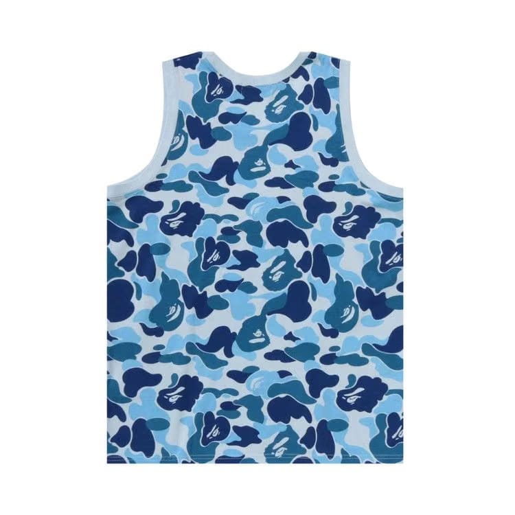 BAPE ABC Camo NYC Logo Tank Top Blue