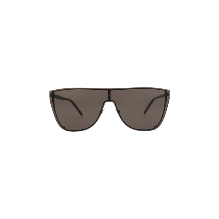 Saint Laurent Shield Sunglasses Black Black Black