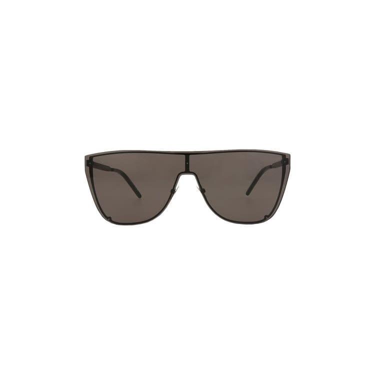 Saint Laurent Shield Sunglasses Black Black Black