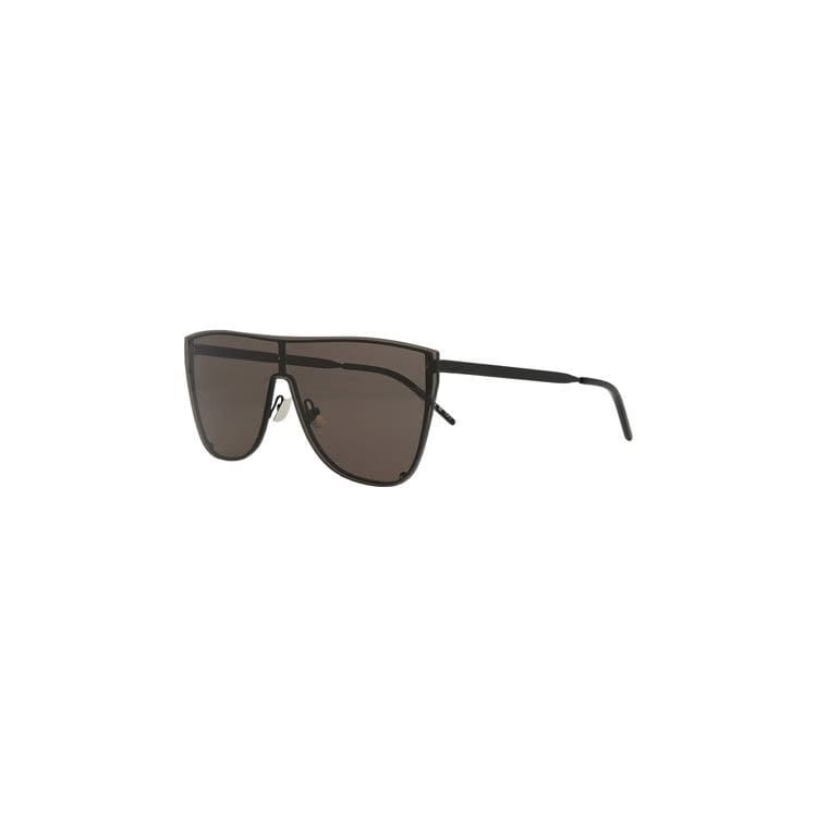 Saint Laurent Shield Sunglasses Black Black Black