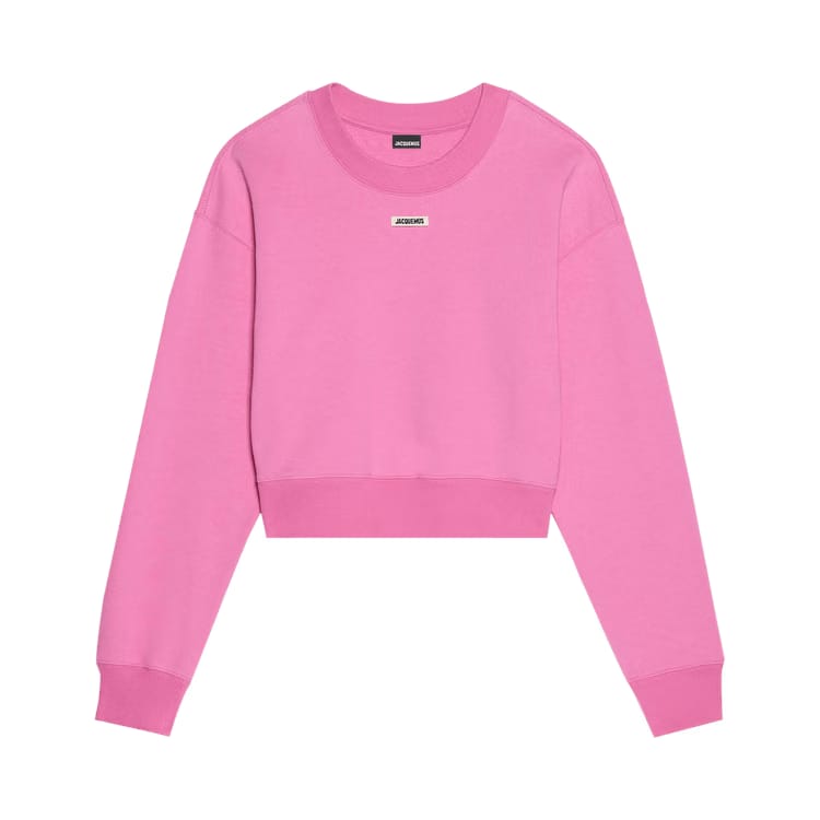 Jacquemus Le Sweatshirt Gros Grain Pink
