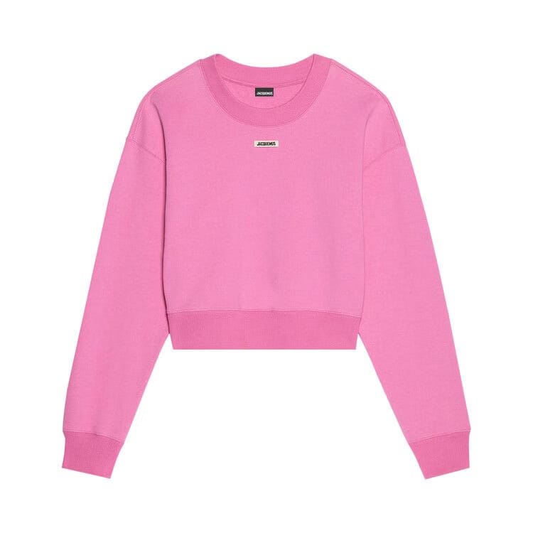 Jacquemus Le Sweatshirt Gros Grain Pink