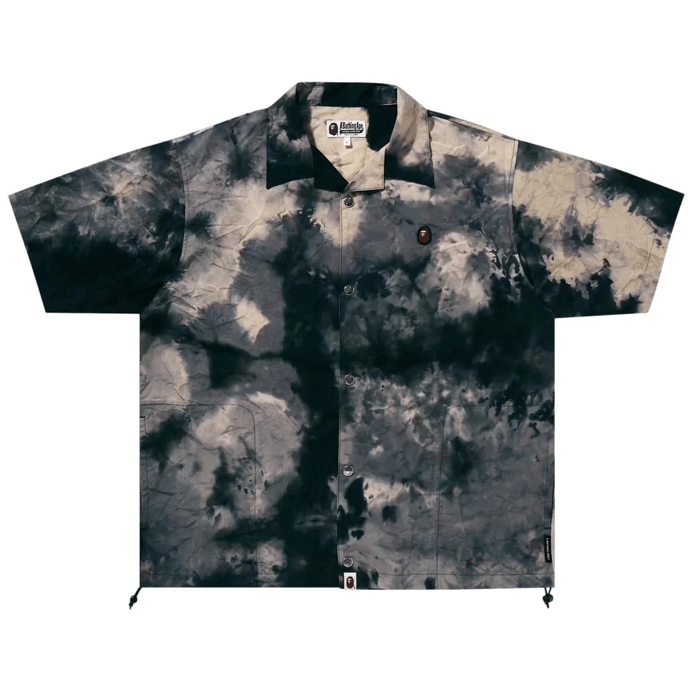 BAPE Chusen One Point Open Collar Shirt Black
