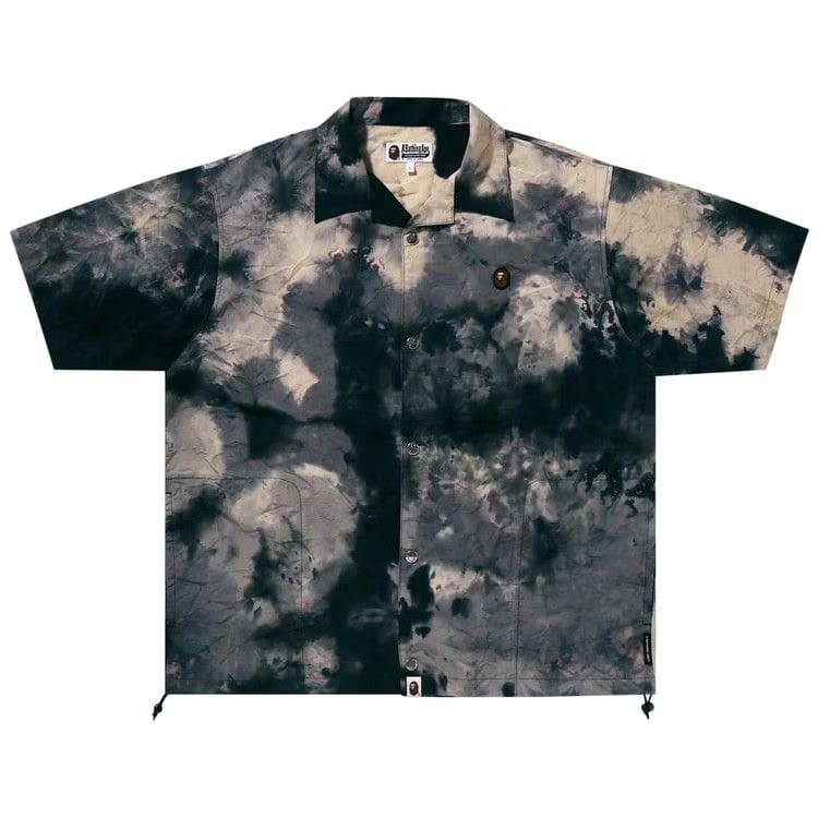 BAPE Chusen One Point Open Collar Shirt Black