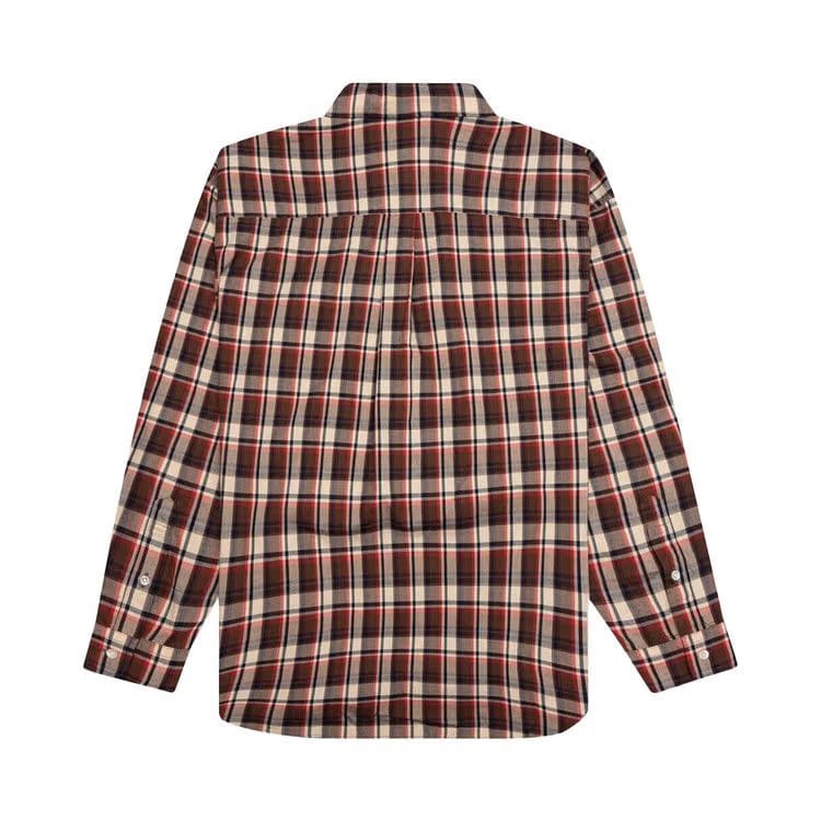 BAPE Mini Check Loose Fit Shirt Red