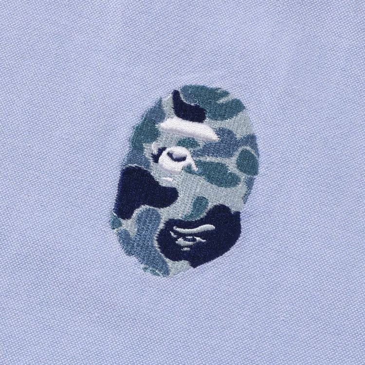 BAPE ABC Camo One Point Relaxed Fit Shirt Sax