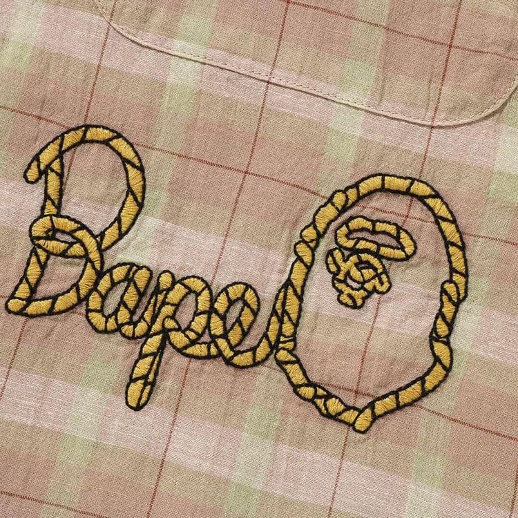 BAPE x Sean Wotherspoon Embroidery Check Shirt Beige
