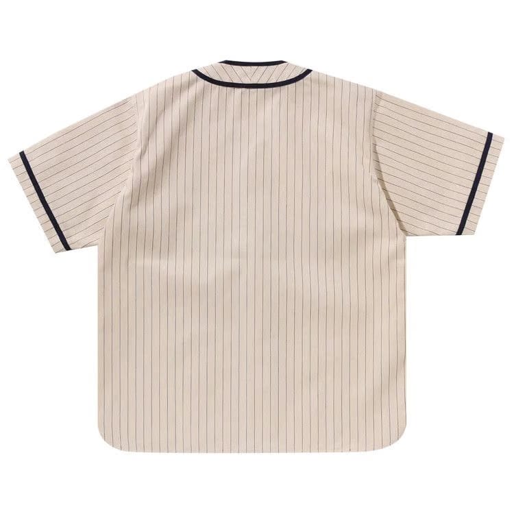 BAPE A Bathing Ape Baseball Shirt Ivory