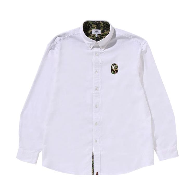 BAPE ABC Camo One Point Relaxed Fit Shirt White