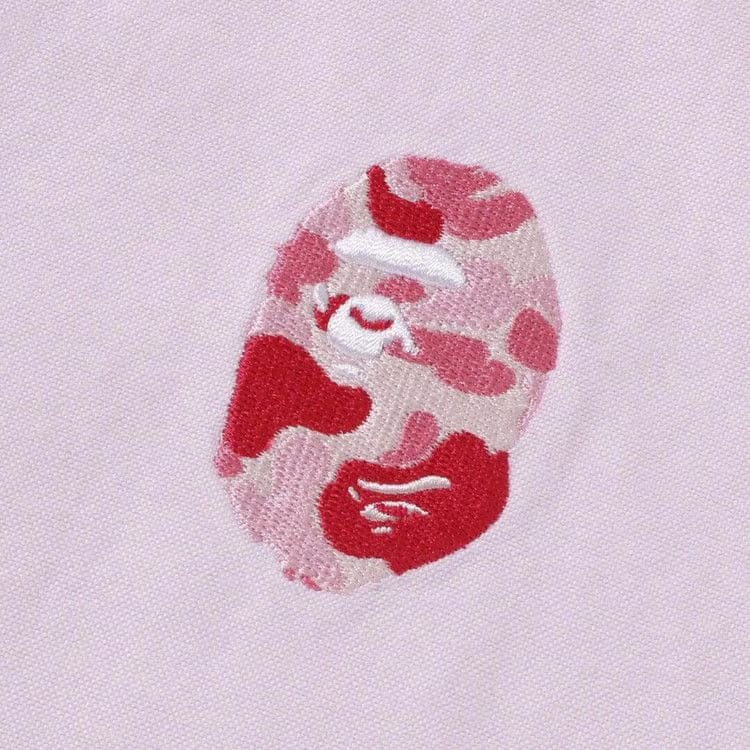 BAPE ABC Camo One Point Relaxed Fit Shirt Pink