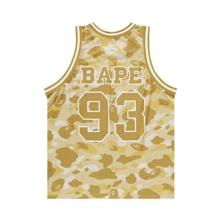 BAPE Color Camo Basketball Tank Top Yellow