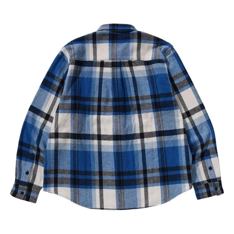 BAPE Check Relaxed Fit Shirt Blue