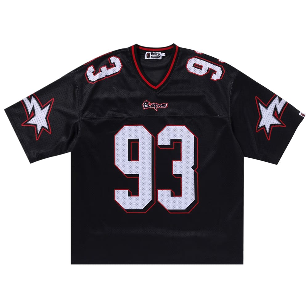BAPE Football Relaxed Fit T-Shirt Black