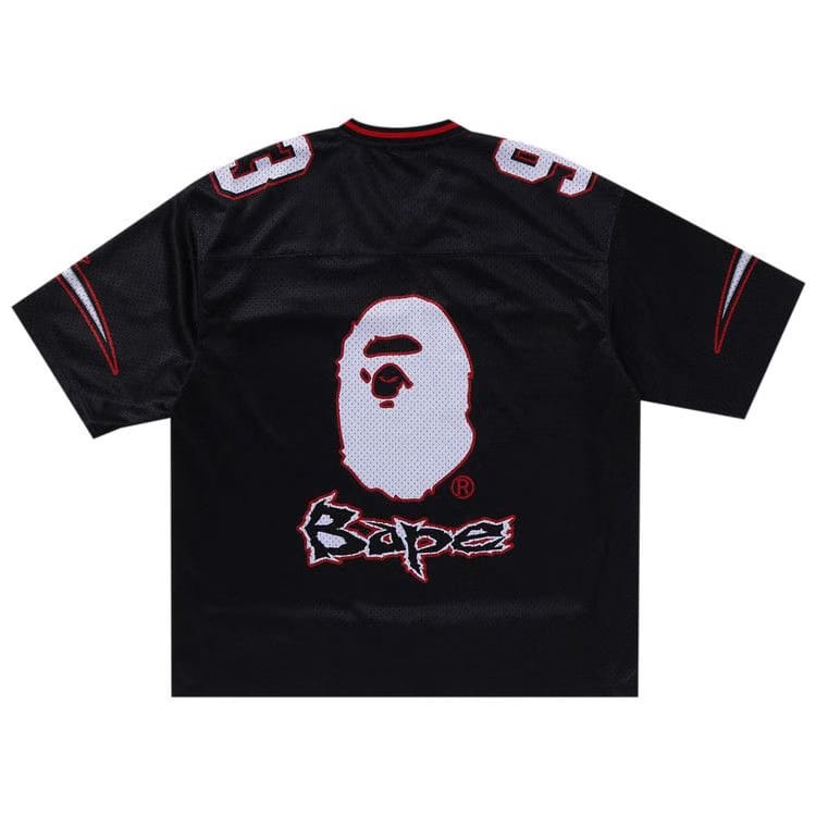 BAPE Football Relaxed Fit T-Shirt Black